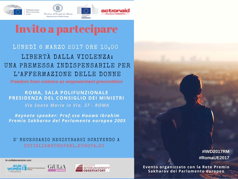 "Libertà dalla violenza: una premessa indispensabile per l'affermazione delle donne"
